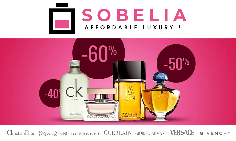 Sobelia.com is an online perfumery that only offers affordable perfumes from well-known brands.