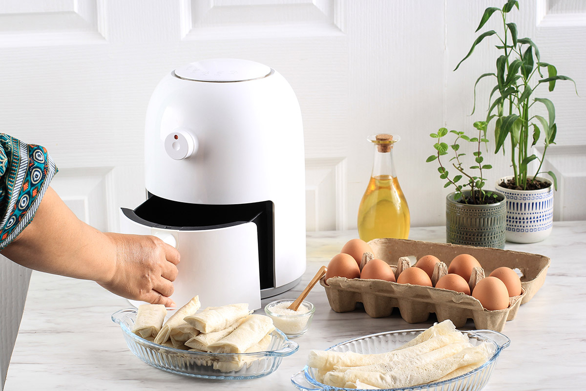 What can I do to eat as healthy as possible from an airfryer?