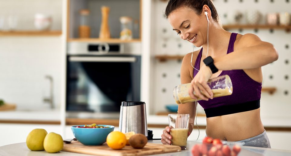 How to get the proper nutrition when exercising.